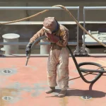 boat sand blasting 5